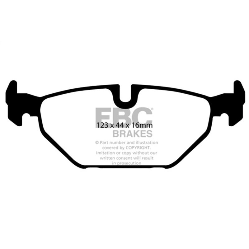 EBC 99-01 Saab 9-5 2.3 Turbo (Aero) Yellowstuff Rear Brake Pads