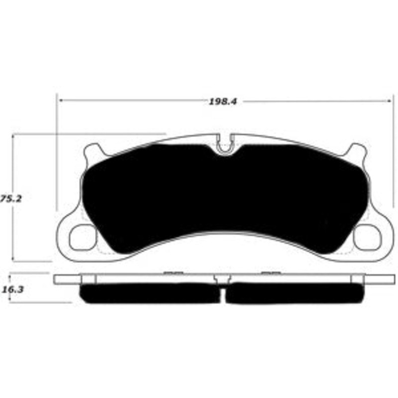 Porterfield Brake Pads for 2013 PORSCHE 911 Carrera S w/Iron Disc