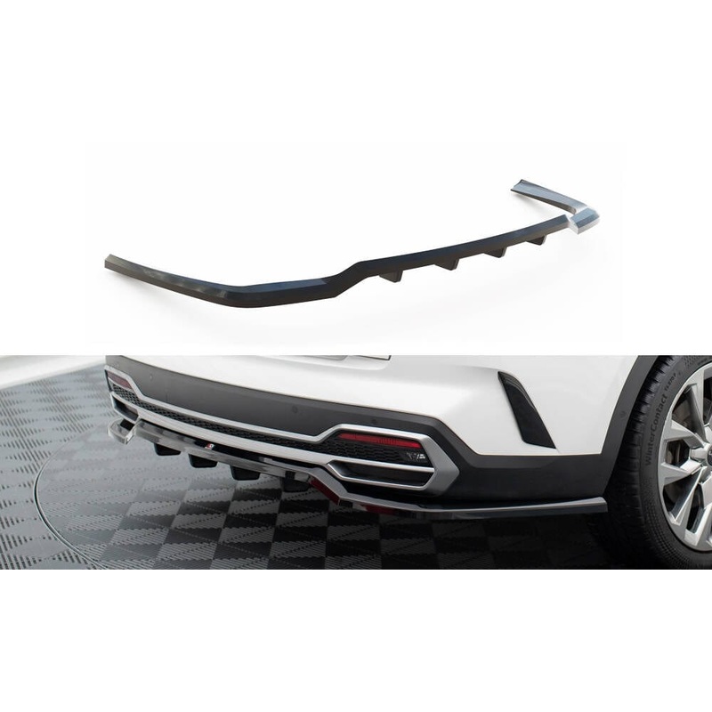 Maxton Design Rear Splitter (With Vertical Bars) – Kia Sorento Mk4