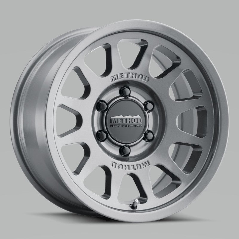 Method MR703 16×8 0mm Offset 6×5.5 106.25mm CB Gloss Titanium Wheel