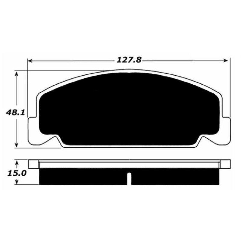Porterfield Brake Pads for 1992 HONDA CIVIC Sedan LX A/T