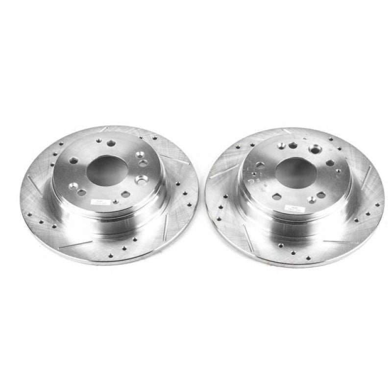 Power Stop 99-03 Acura TL Rear Evolution Drilled & Slotted Rotors – Pair