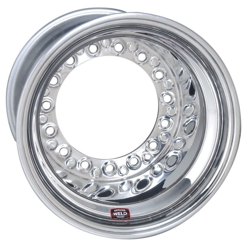 Weld Wide 5 XL Direct Mount 15×14 / 5×10.25 BP / 5in. BS Polished Assembly – No Beadlock