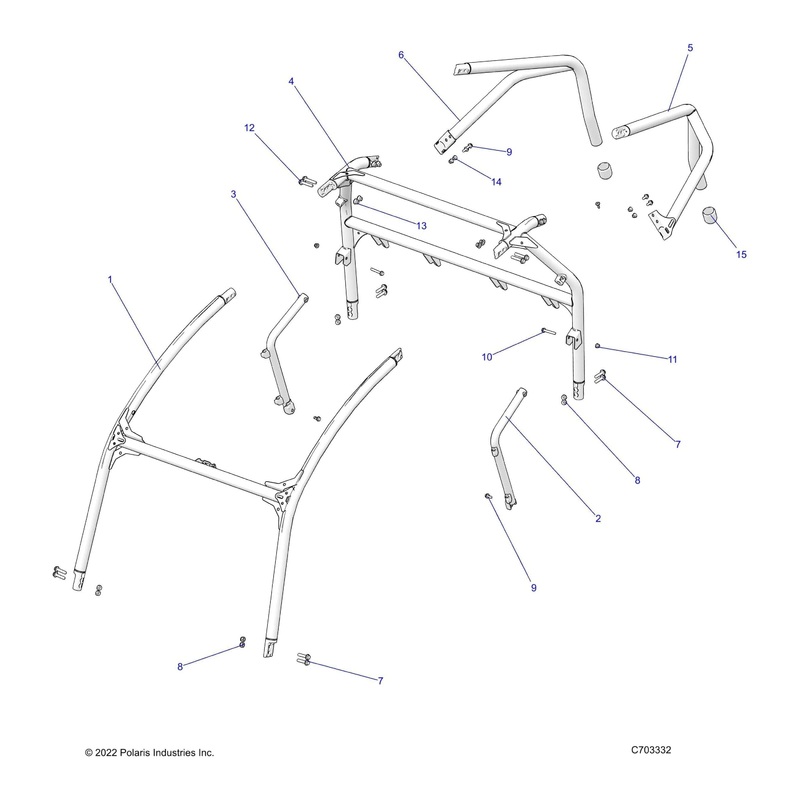 Weld-Rops,B-C Pillar,Rh,Eu,Blk by Polaris