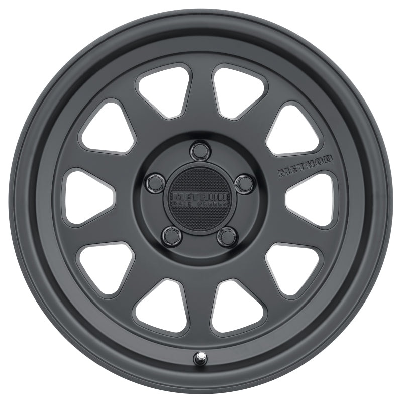 Method MR316 17×8.5 0mm Offset 5×5 71.5mm CB Matte Black Wheel