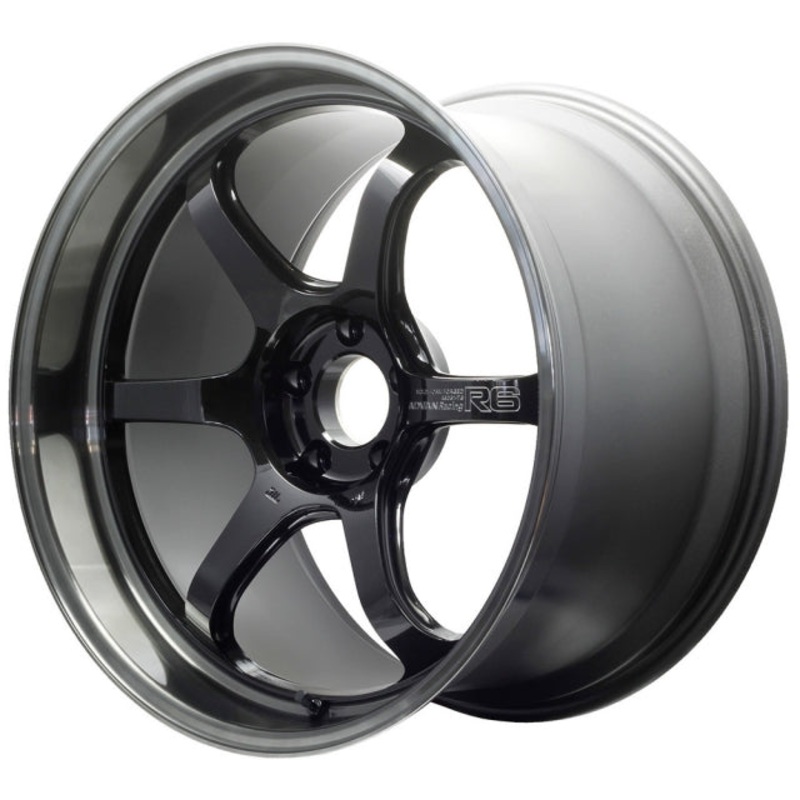 Advan Racing R6 Wheel – 20×11.0 +15 | 5×114.3 | Machining & Black Coated Graphite