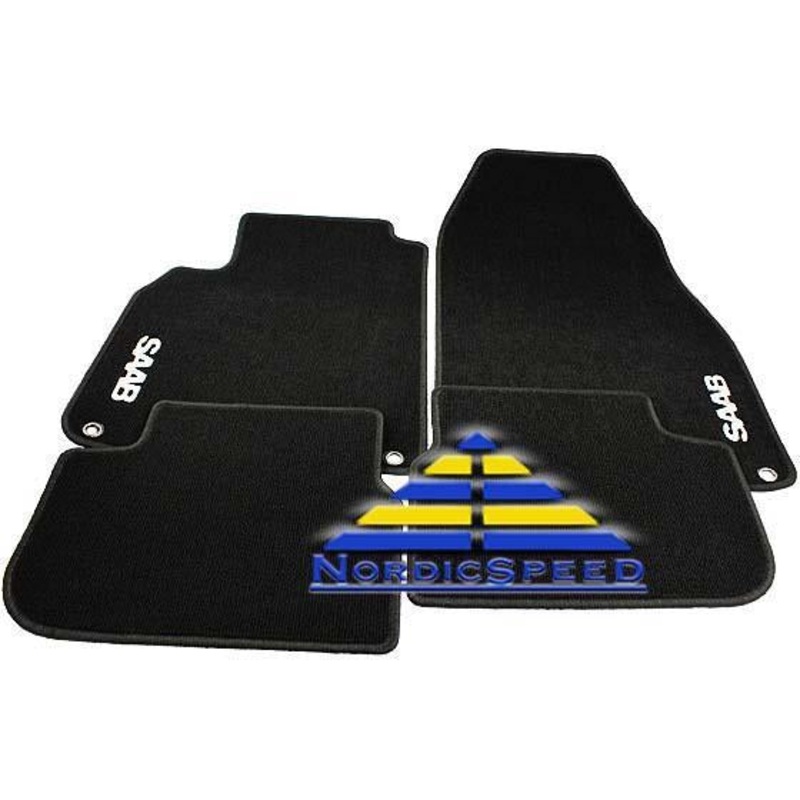 Floor Mat Set “SAAB” Black 04-11 CV OEM SAAB