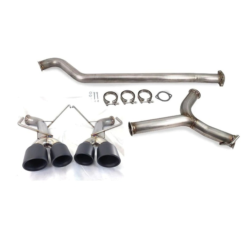 ETS Extreme Catback Exhaust Stealth Black Tips Resonated – 2022+ WRX