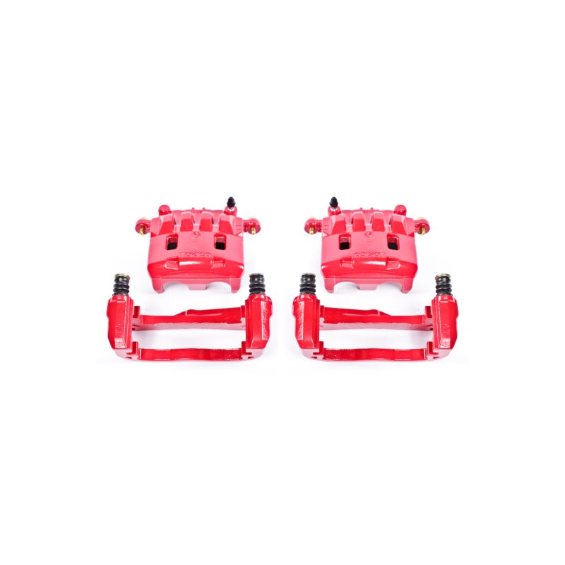Power Stop 05-06 Saab 9-2X Front Red Calipers w/Brackets – Pair