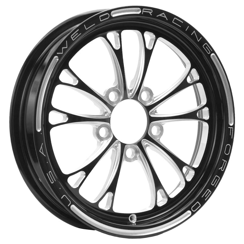 Weld V-Series 1-Piece 15×3.5 / 5×4.75 BP / 1.75in. BS Black Wheel – Non-Beadlock