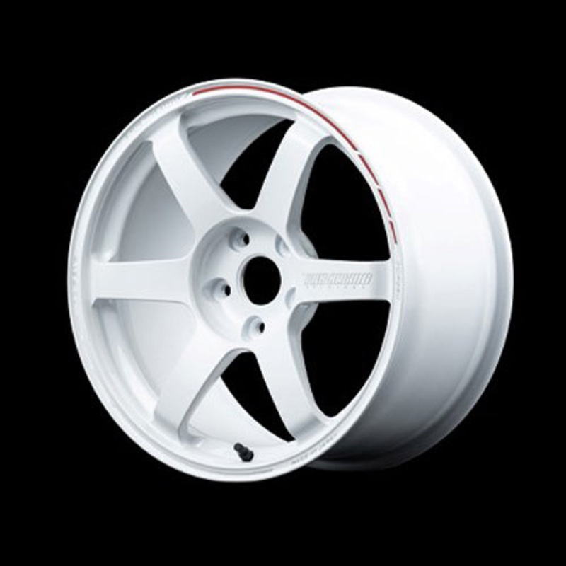 Volk Racing TE37 Saga S-Plus Time Attack Wheel – 17×8.5 +41 | 4×100 |  Dash White / REDOT