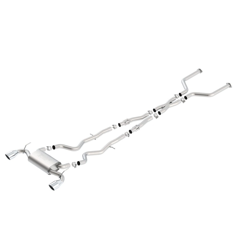 Borla Exhaust S-Type Series Cat-Back Exhaust System | 2017-2022 Infiniti Q60 VR30DETT (140703)