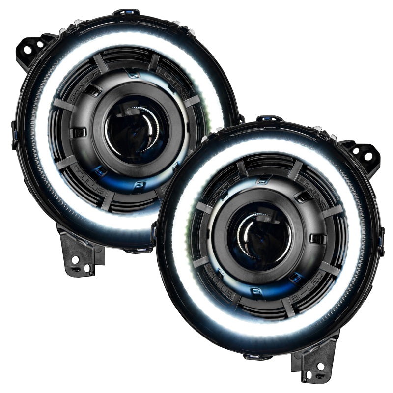 Oracle Oculus Bi-LED Projector Headlights for Jeep JL/Gladiator JT – Matte Blk – 5500K