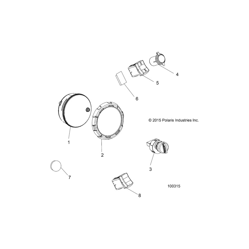 Switch-Hazard,Ip67 Front by Polaris