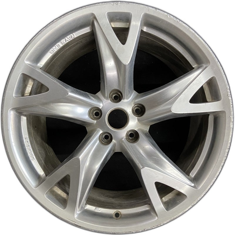 19″ 370Z 09 Cpe 19×10 alloy rear 5 spoke Original OEM Wheel Rim