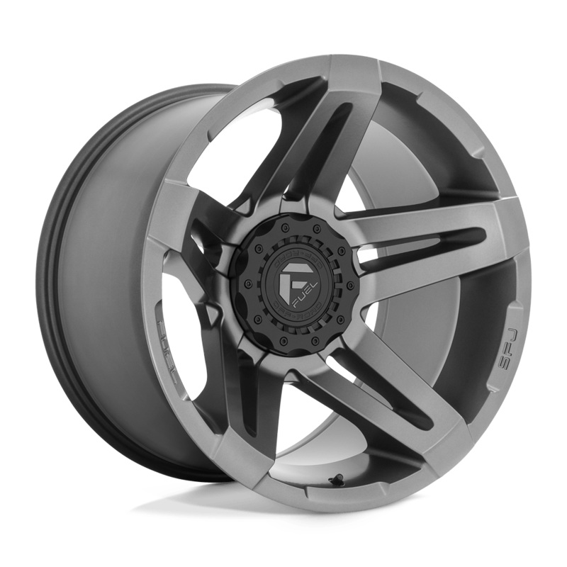 Fuel Wheels D764 SFJ 22″ 6×135/6×139.7 Matte Gun Metal