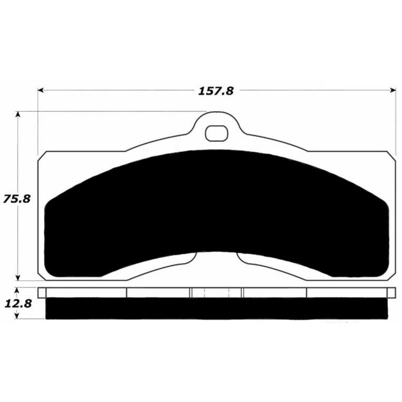 Porterfield Brake Pads for 1969 CHEVROLET CORVETTE Single Pin
