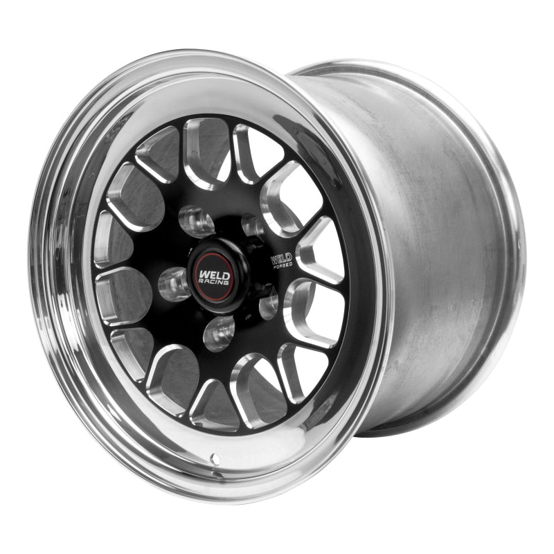 Weld S77 15×10.33 / 5×4.75 BP / 5.5in. BS Black Wheel (Medium Pad) – Non-Beadlock