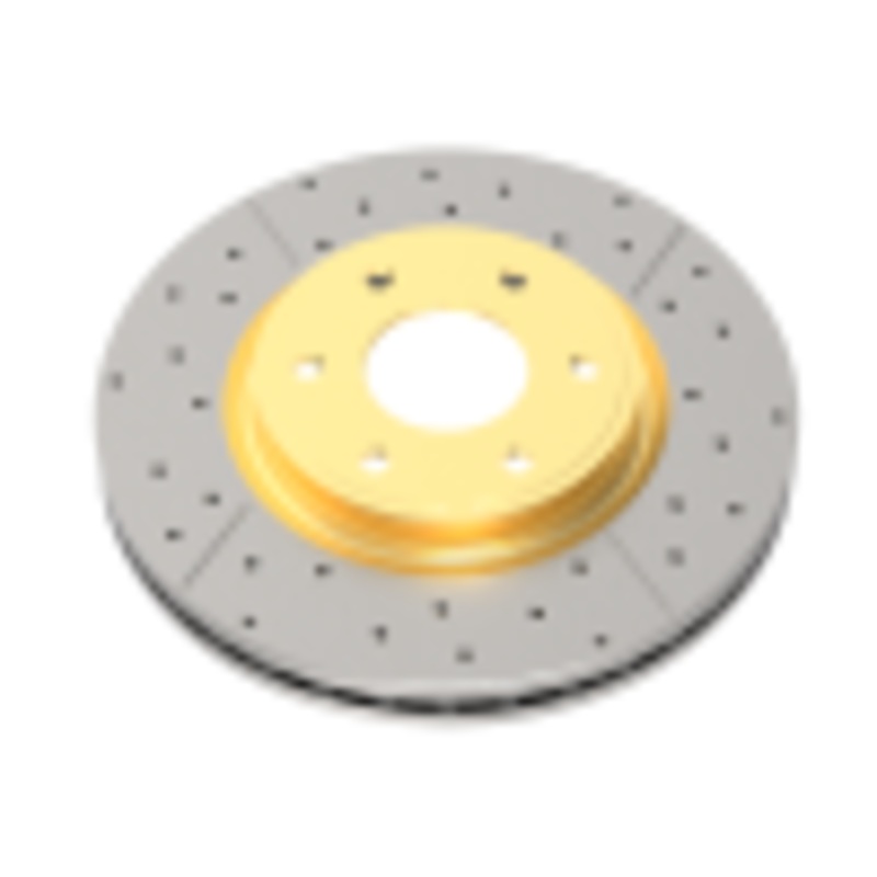 DBA 14-18 Land Rover Range Rover Sport (w/350mm Rear Rotor) Rear Drilled & Slot Street Series Rotor