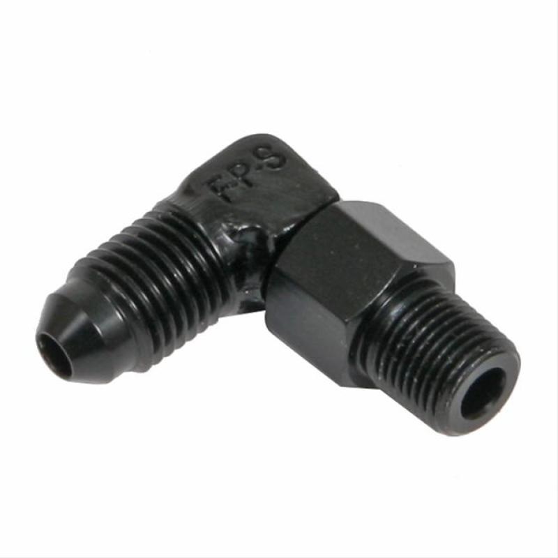 Fragola -4AN x 1/4 NPT 90 Degree Swivel – Black
