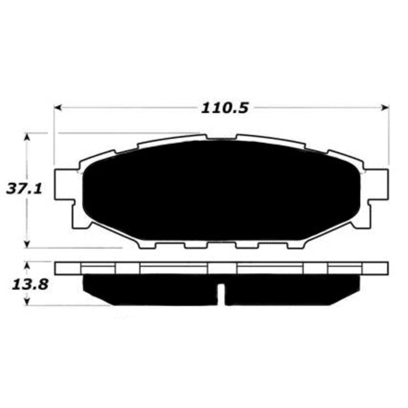 Porterfield Brake Pads for 2009 SUBARU Legacy Sedan 3.0R