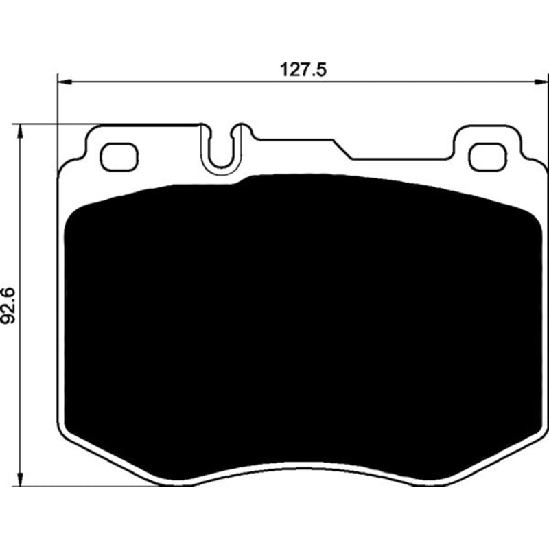 Porterfield Brake Pads for 2017 MERCEDES-BENZ C300 RWD SEDAN AMG