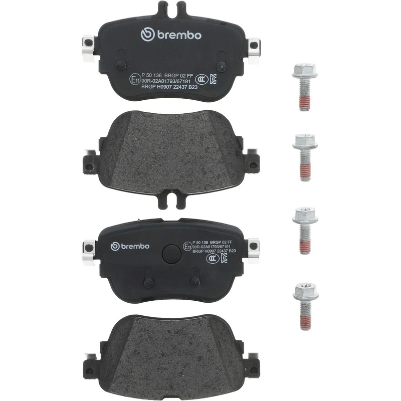 PRIME Low-Met Rear Disc Brake Pad Set – P50136