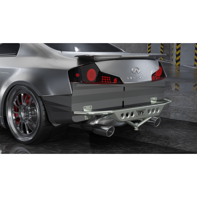 True Focus Fabrication – Infiniti G35 – Street Shark Rear Bash Bar