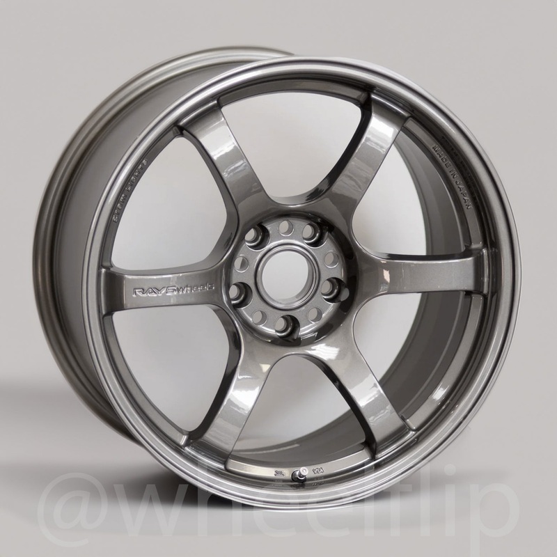 Gram Lights 57DR 18×9.5 +22 5×114.3 HS Gunmetallic (SET)