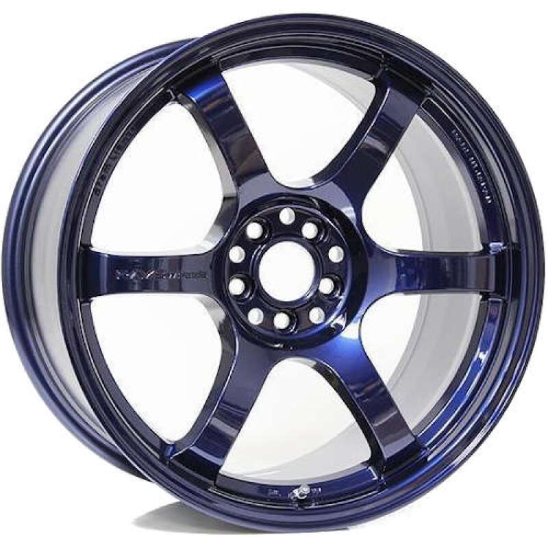 Gram Lights 57DR 18×9.5 +38 5-114.3 Eternal Blue Pearl Wheel (Min Order Qty 20)