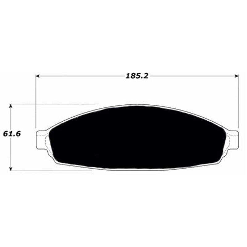Porterfield Brake Pads for 2006 FORD CROWN VICTORIA Police