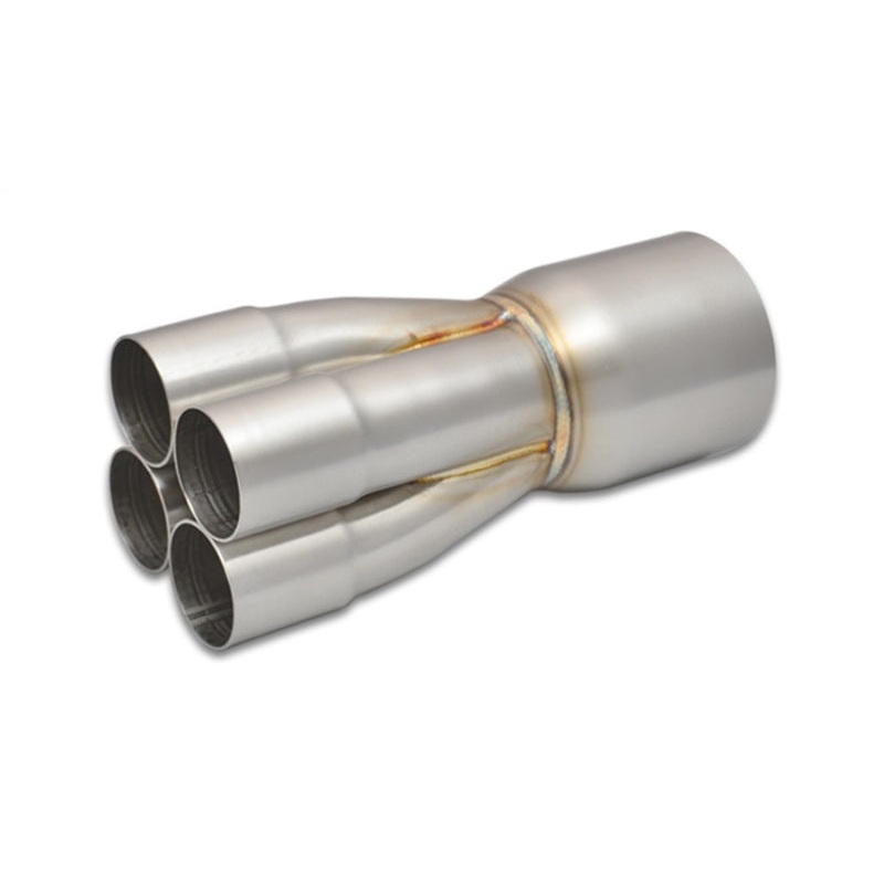 Vibrant 4-1 SS Merge Collectors (1-3/4in Inlet Slipover ID 3in Merge Outlet OD) – Sold Individually