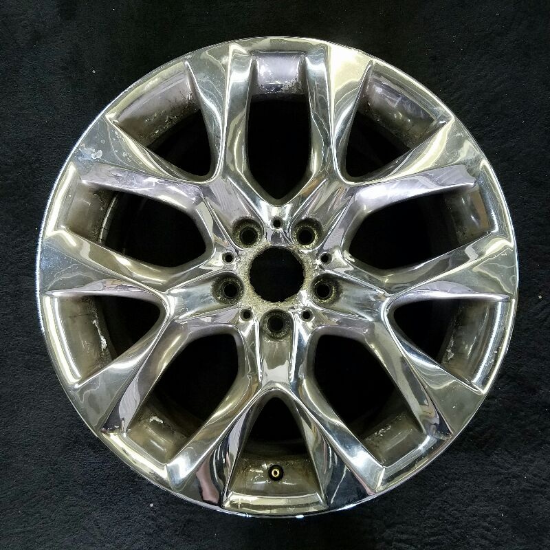 19″ BMW X5 11-13 19×9 alloy 5 spoke Y spoke lug inside of spoke Original OEM Wheel Rim
