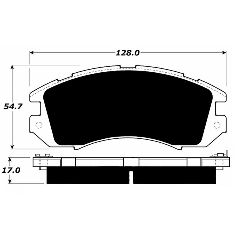 Porterfield Brake Pads for 1993 SUBARU IMPREZA WAGON Rear Drum Brakes