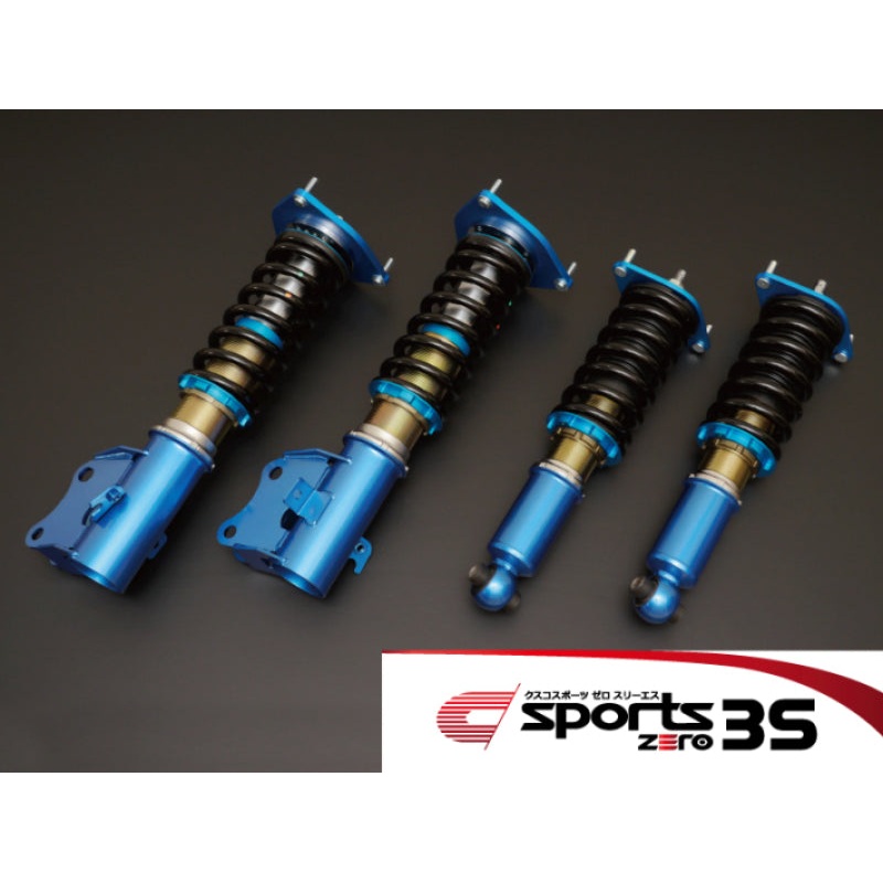 Cusco Coilovers Sport Zero-3S 24 Way Adj HD Rubber Upper Mount 2016 Mazda Miata (ND5RC)