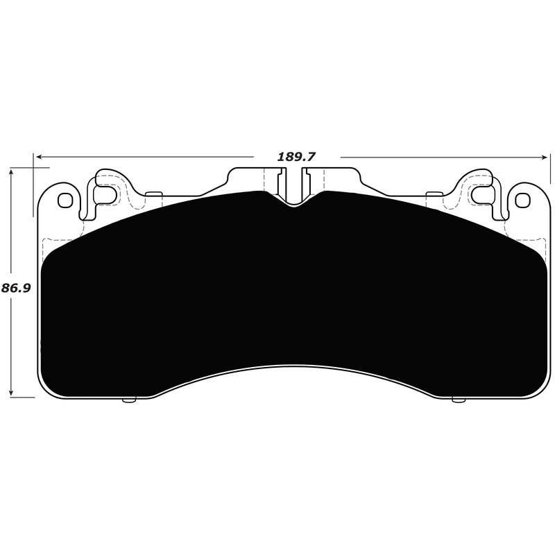 Porterfield Brake Pads for 2011 LEXUS LS 460L w/Sport Pkg