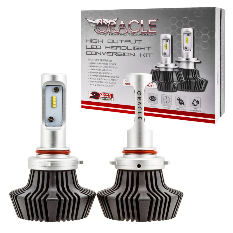 Oracle 9005 4000 Lumen LED Headlight Bulbs (Pair) – 6000K