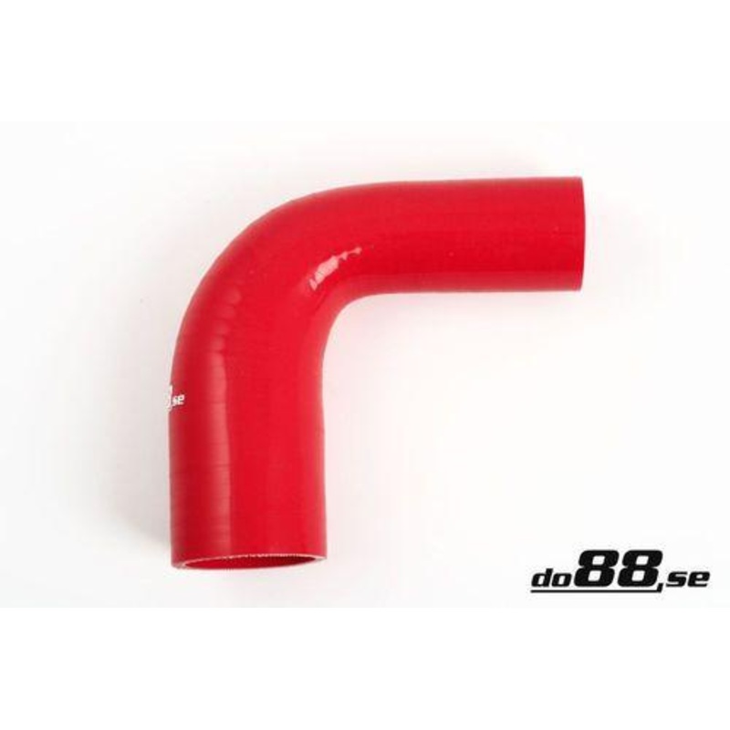 Silicone Hose Red 90 degree 1,375 – 2” (35 – 51mm)