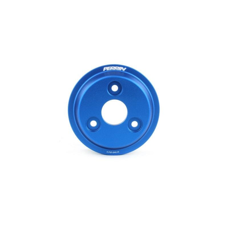 Perrin 15-21 Subaru WRX Lightweight Water Pump Pulley – Blue