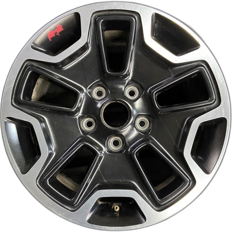 17″ WRANGLER 13 17×7.5 10 hole w/machined accent black Original OEM Wheel Rim