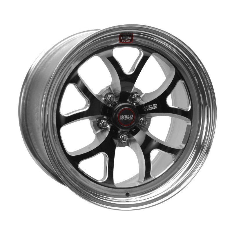 Weld S76 17×10 / 5x120mm BP / 7.2in. BS Black Wheel (High Pad) – Non-Beadlock