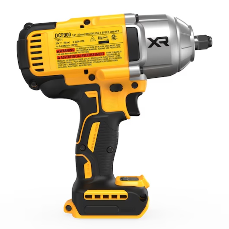 Dewalt 20V MAX XR Brushless Cordless 1/2″ High Torque Impact Wrench Gun | DCF900B