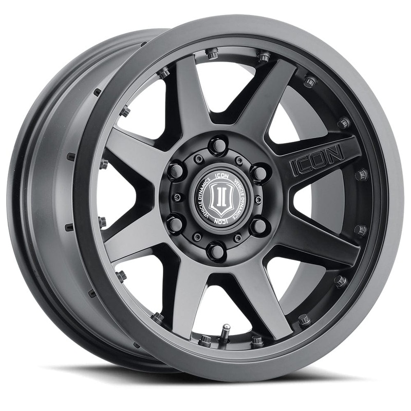 ICON Alloys Rebound Pro 17″ 5×127 Satin Black