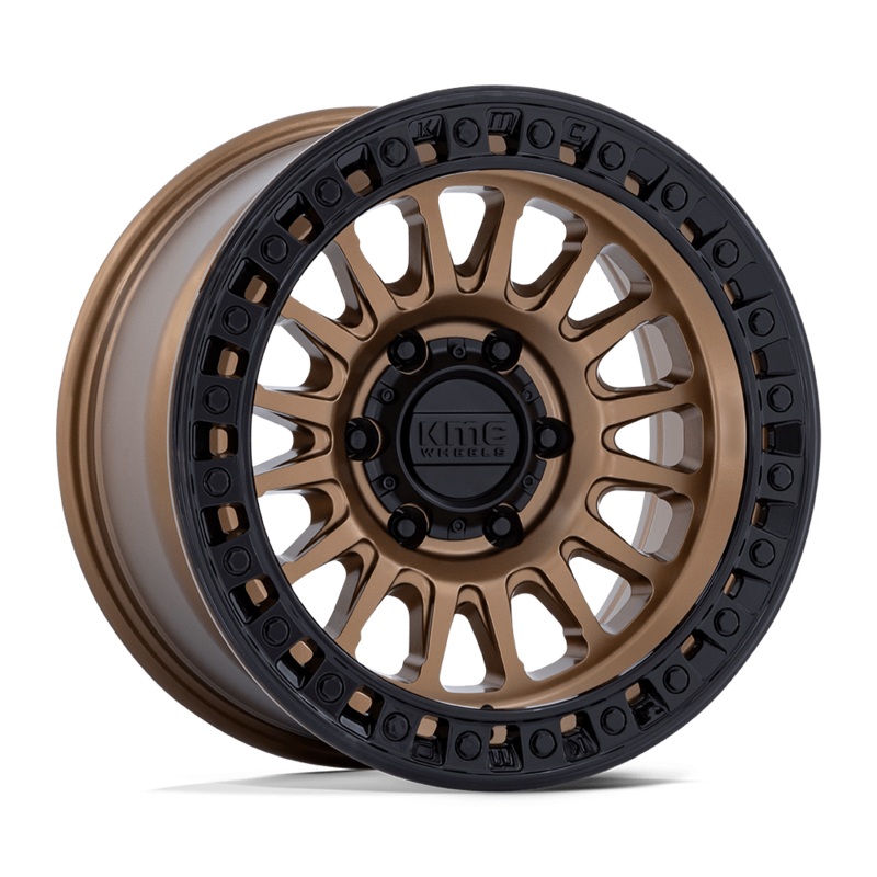KMC Wheels KM552 IMS 18″ 6×114.3 Matte Bronze With Gloss Black Lip