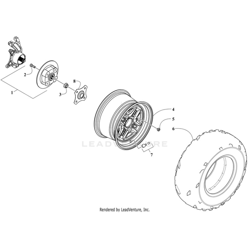 Tire,At 26X10R12 By Arctic Cat
