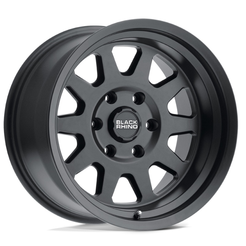 17×8.0 Black Rhino Stadium Matte Black