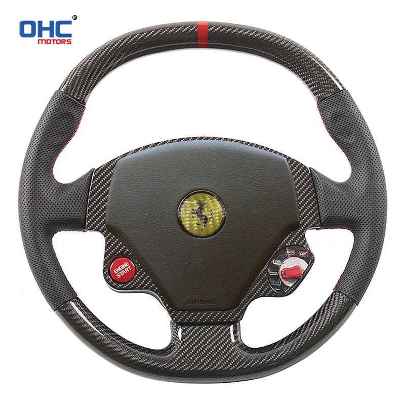 OHC Motors Carbon Fiber Steering Wheel for Ferrari F15 F30  F31  F34  F20  F21  F25
