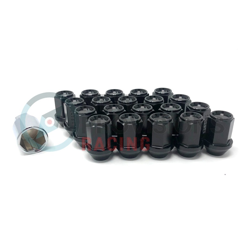 Project Kics Leggdura Racing Lug Nuts Black 16+4 Locks – Universal