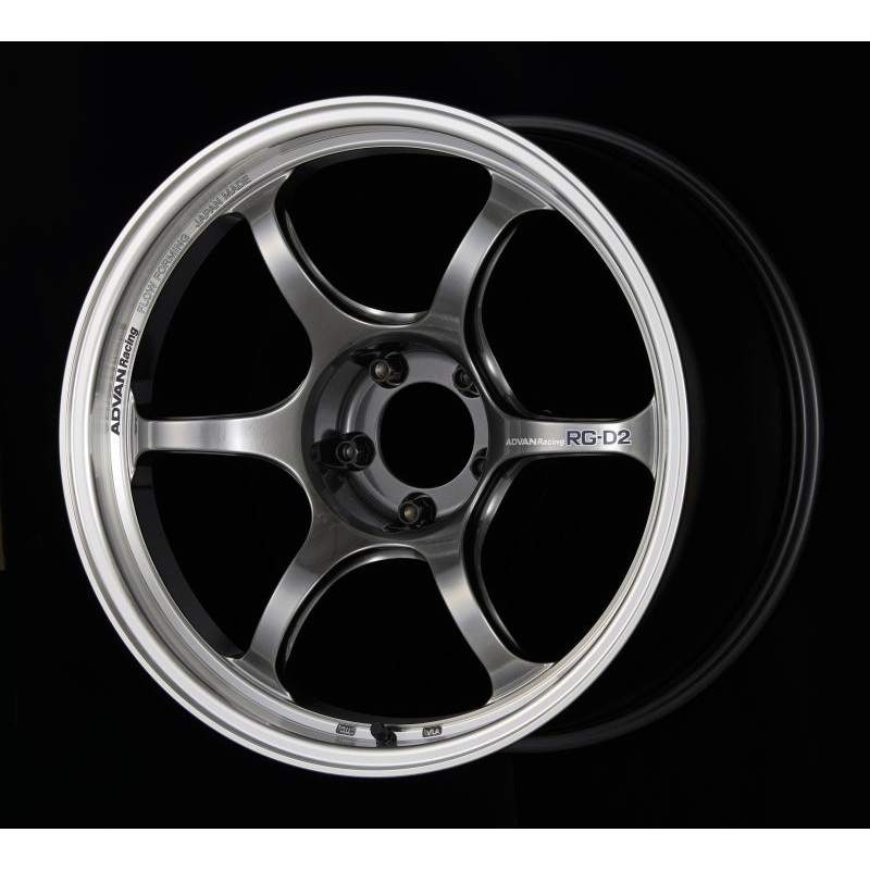 Advan RG-D2 16×5.5 +42 4-100 Machining & Racing Hyper Black Wheel