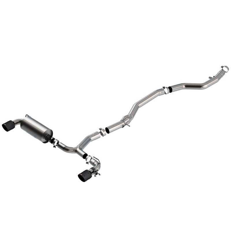 Borla 2020 Toyota Supra GR 3.0L I6 3in ATAK Catback Exhaust – Carbon Fiber Tips